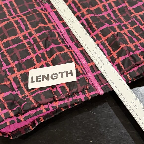 The North Face Zoe Girls Size XL Pink Plaid CA33 Triclimate Inner Jacket - Picture 8 of 10